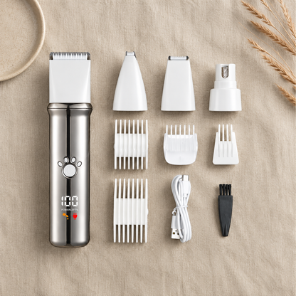 PAWNOVA™ GroomPro 4-in-1 – Professional Pet Grooming Kit