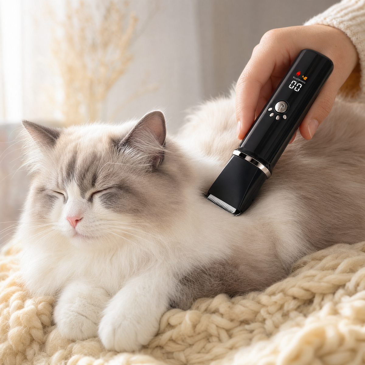 PAWNOVA™ GroomPro 4-in-1 – Professional Pet Grooming Kit