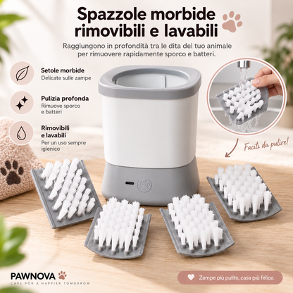 PAWNOVA™ PawClean – Pulitore Zampe per Cani e Gatti