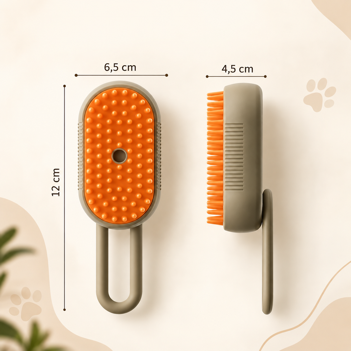 PawNova™ FurEase — Spazzola 3-in-1 a Vapore