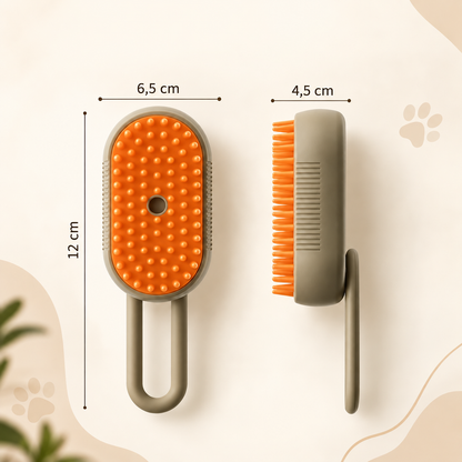 PawNova™ FurEase — Spazzola 3-in-1 a Vapore