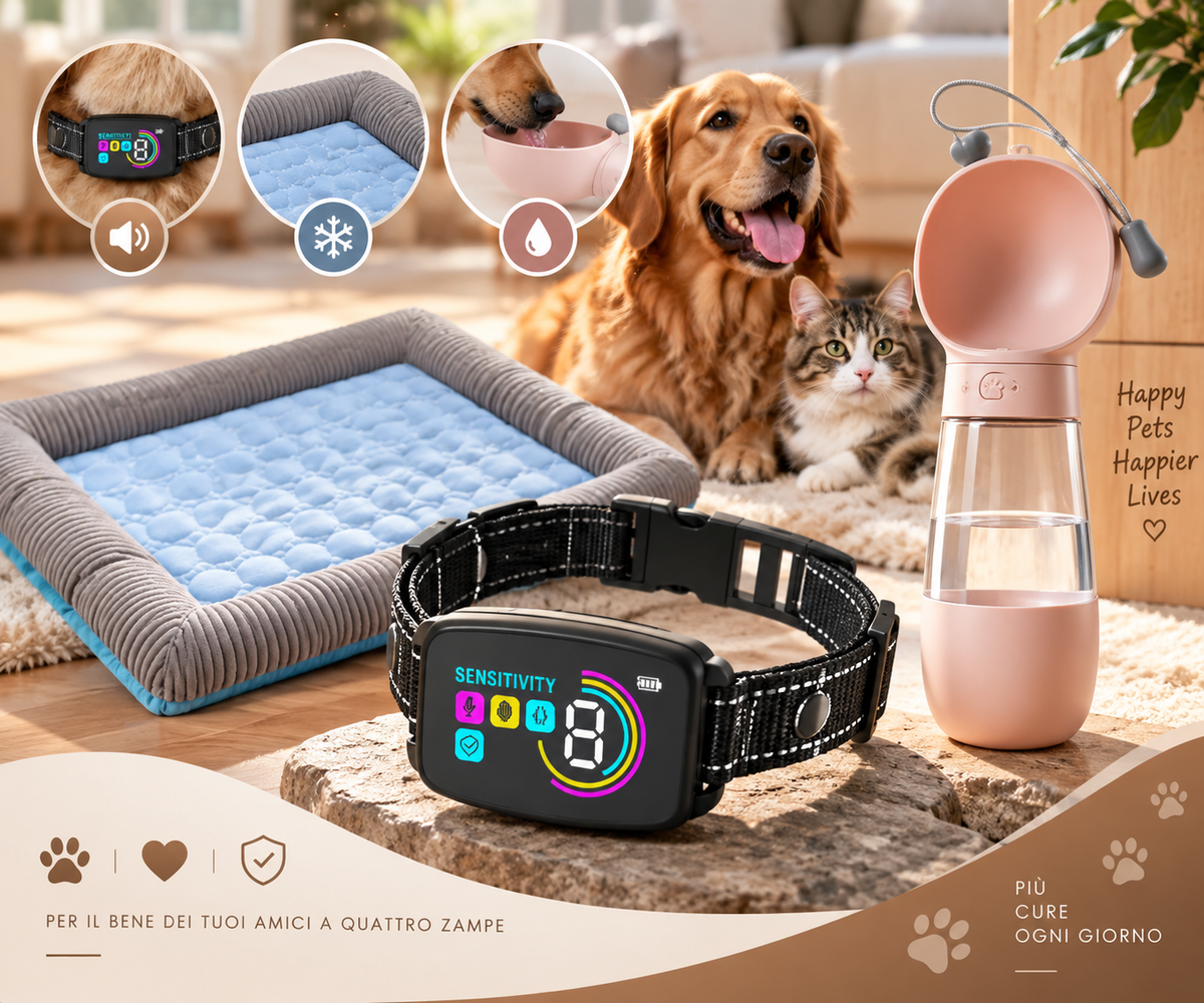 PAWNOVA BarkControl™ – Collare Antiabbaio Ricaricabile per Cani