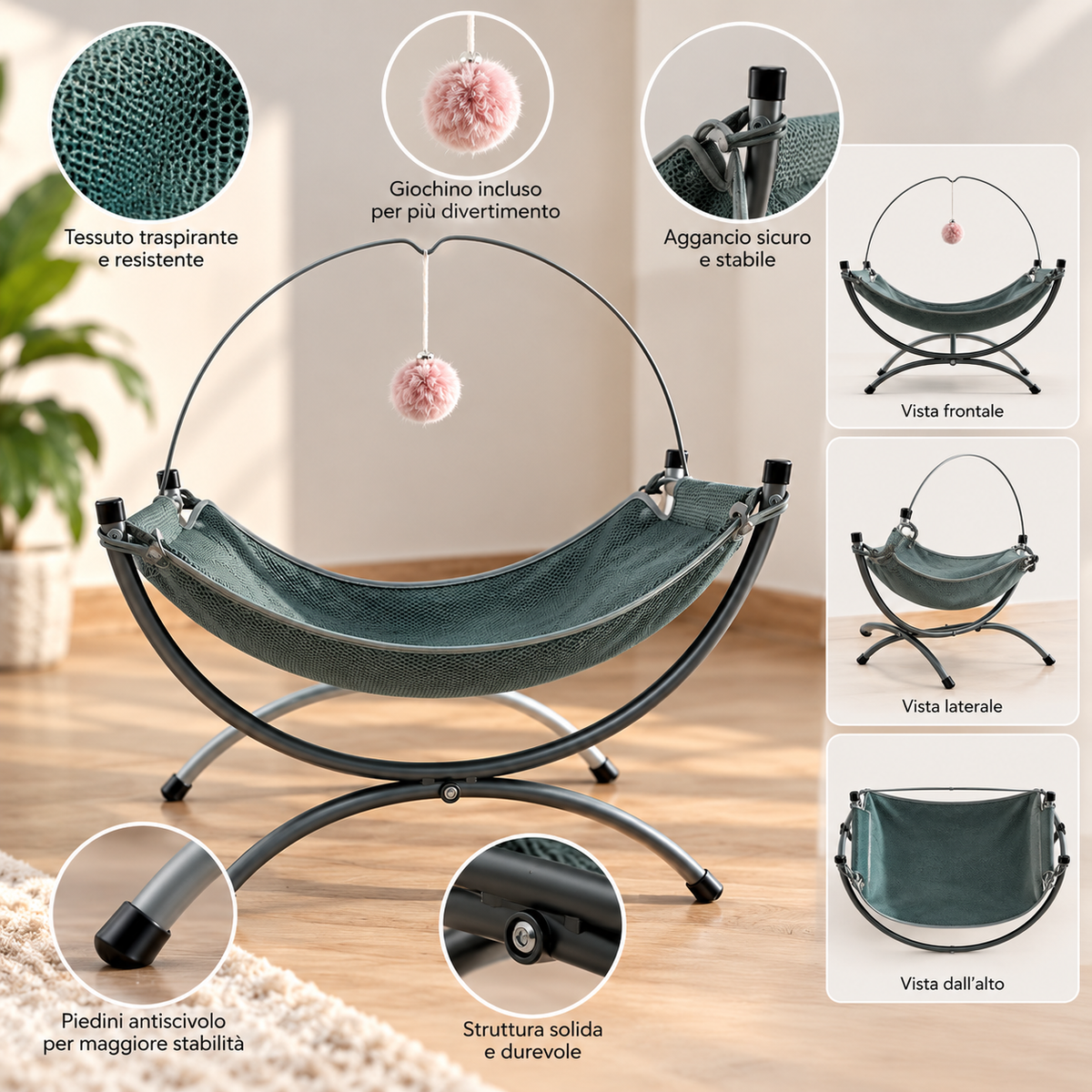 PAWNOVA CloudNest™ – Amaca Relax per Gatti