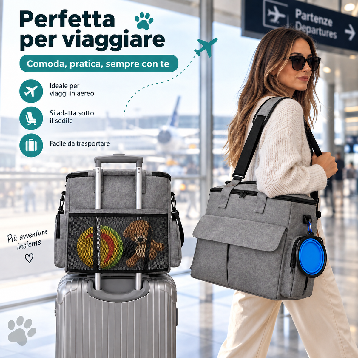 PAWNOVA TravelPaws™ – Kit da Viaggio per Cani