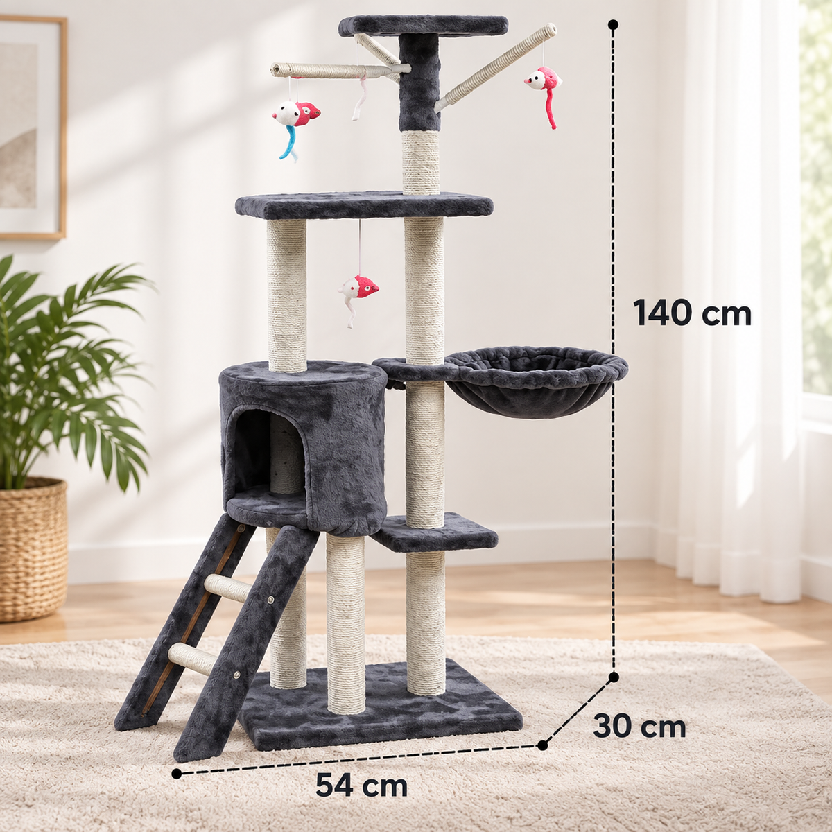 PAWNOVA™ Royal Tower – Tiragraffi per Gatti